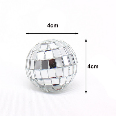 1db Disco Ball Tortafedők 80-as 90-es évek Retro party Disco Cake Decor Szombat esti Lázparti Disco Dance Születésnapi Party Kellékek