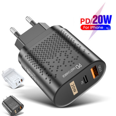 PD 20W USB Type C зарядно за iPhone 14 13 Pro Max Mini Quick Charge QC 3.0 Fast Charging Travel Plug за Xiaomi 12 Samsung