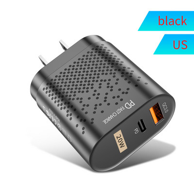 PD 20W USB tip C punjač za iPhone 14 13 Pro Max Mini brzo punjenje QC 3.0 brzo punjenje putni zidni utikač za Xiaomi 12 Samsung