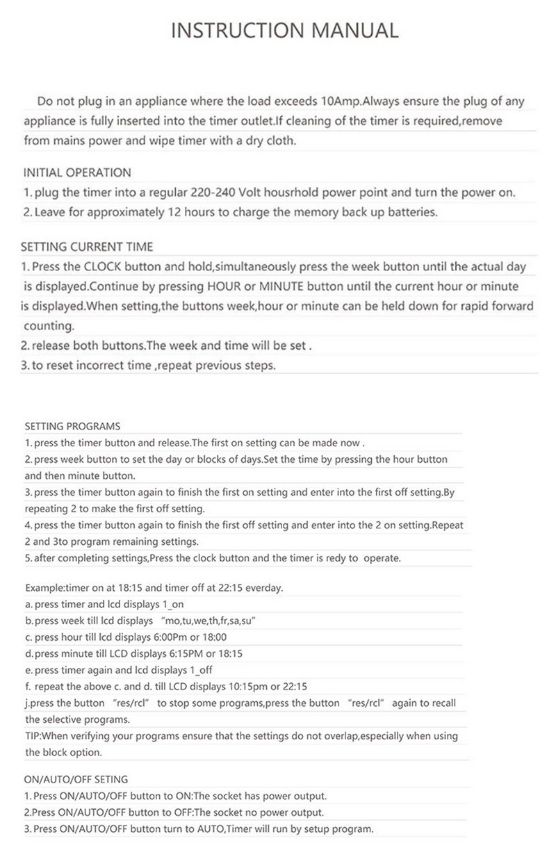 KEBIDU Ψηφιακός χρονοδιακόπτης Διακόπτης Εξοικονόμησης Ενέργειας Έξυπνη Πρίζα 230V AC Ρυθμιζόμενη Προγραμματιζόμενη Ρύθμιση ώρας Ρολογιού/Ενεργοποίησης/Απενεργοποίησης