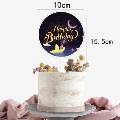 Boldog születésnapi torta dekoratív virág pillangó torta dekoratív otthoni születésnapi buli díszítő cikkek