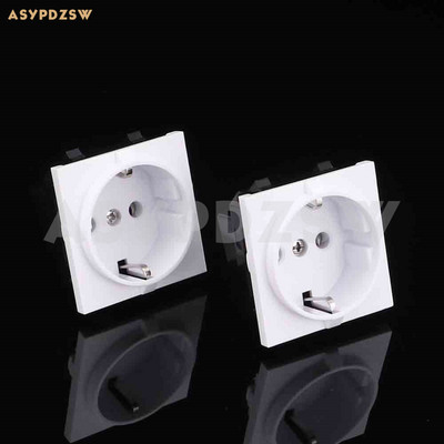 2 DB RONGFENG fehér E-08 EU szabvány AC tápcsatlakozó 16A 250V Aljzat