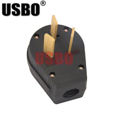 Crni 50A 125V/250V NEMA 10-50P & 10-50R Američki 3-polni industrijski utikač utičnica generator upravljačka ploča utikač utičnica konektor