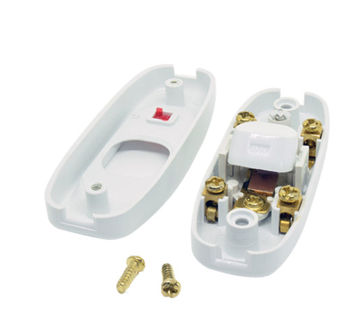 10A 250 V liinisisene sisse/välja juhtmelüliti klahvlüliti märgutulega Ööpealne lüliti valgusega keskel mustvalge jaoks