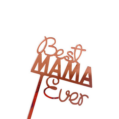 Új boldog anyák napját tortafestő akril arany anya legjobb anyu torta fedő anyu anyák napi születésnapi party tortadíszek