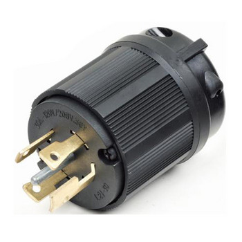 Черен 30A 120V/208V NEMA L21-30P L21-30R US 5 полюс против изключване на индустриалния генератор контролен панел захранващ щепсел конвертор