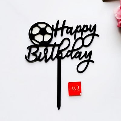 Băieți Fotbal Baschet Temă Tort Topper La Multi Ani Partide Fotbal Cupcake Toppers Creativ Baby Shower Decor Suport