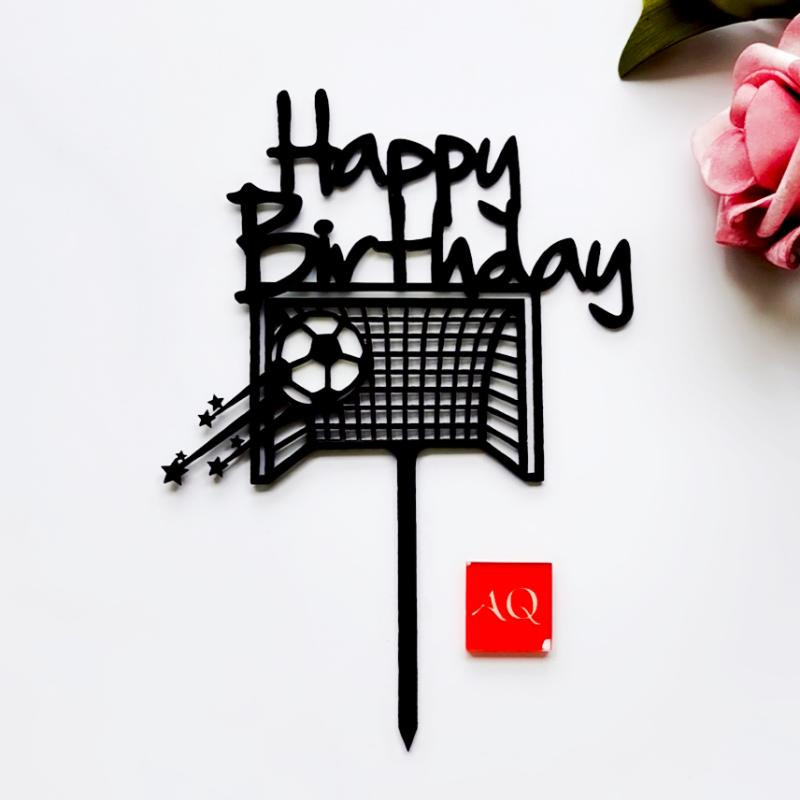 Băieți Fotbal Baschet Temă Tort Topper La Multi Ani Partide Fotbal Cupcake Toppers Creativ Baby Shower Decor Suport