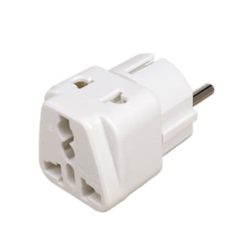 Universal EU Plug Adapter 2 in 1 KR Plug AU Η.Β. ΗΠΑ σε ΕΕ Ηλεκτρική πρίζα προσαρμογέα ταξιδιού ΗΠΑ σε ΕΕ Πρίζα βύσματος προσαρμογέα ταξιδιού ΗΠΑ σε ΕΕ