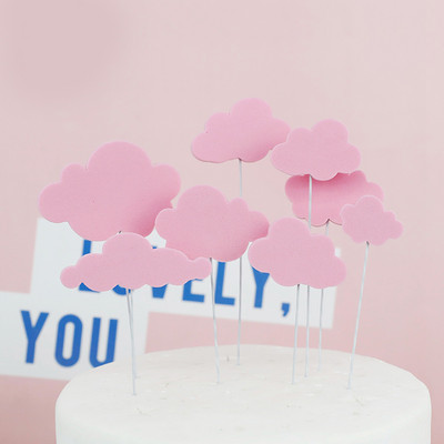 1. 100 dienas Peļu mazulis Meitene Zēns Zils Rozā Matu Balons Kūkas virsma ballītei Kūkas dekorēšanai Deserts Jaukas dāvanas