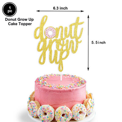 Fánk születésnapi tortafestő egy 1 éves babának, két édes cupcake dekoráció