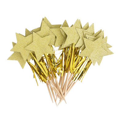 Viaceré možnosti výberu vianočných umeleckých špáradiel, ozdob na muffiny/torty/koláče/ovocie, vianočný stromček/dekorácia na stromček/Santa Claus/los/hviezda Eco