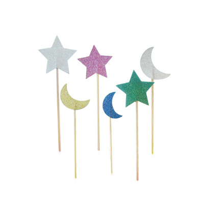 Viaceré možnosti výberu vianočných umeleckých špáradiel, ozdob na muffiny/torty/koláče/ovocie, vianočný stromček/dekorácia na stromček/Santa Claus/los/hviezda Eco