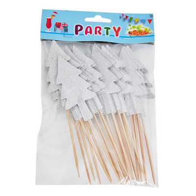 Viaceré možnosti výberu vianočných umeleckých špáradiel, ozdob na muffiny/torty/koláče/ovocie, vianočný stromček/dekorácia na stromček/Santa Claus/los/hviezda Eco