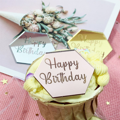 3D akril pillangós tortafedő Esküvői torta díszítő eszközök Tükör arany ezüst cupcake fedő babazuhany születésnapra