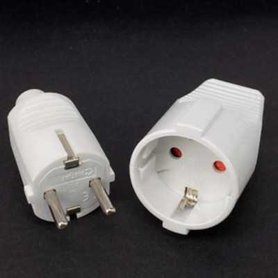 Euro Njemački standard Produžni kabel Utikač Muški Ženski Butt EU Utičnica 16A 250V Uzemljeni Utikač kabela za napajanje
