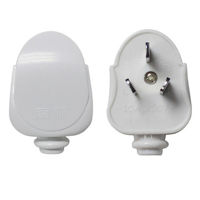 AU kištukas kintamosios srovės maitinimo įkroviklio adapteris 10A 250 V jungties kabelis elektros maitinimo kištukas baltas kištukas konverterio adapteris nuimamas kištukas