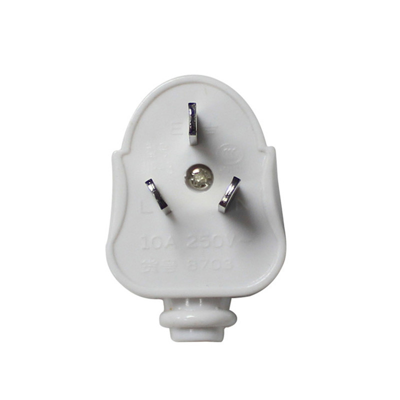 AU kištukas kintamosios srovės maitinimo įkroviklio adapteris 10A 250 V jungties kabelis elektros maitinimo kištukas baltas kištukas konverterio adapteris nuimamas kištukas