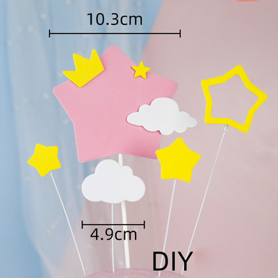 Anđeoska krila Djevojka Prekrivač torte Sretan rođendan Dekoracija Rainbow Wedding Cupcake Prekrivači Baby Shower Pokloni za zabavu Dodaci za pečenje