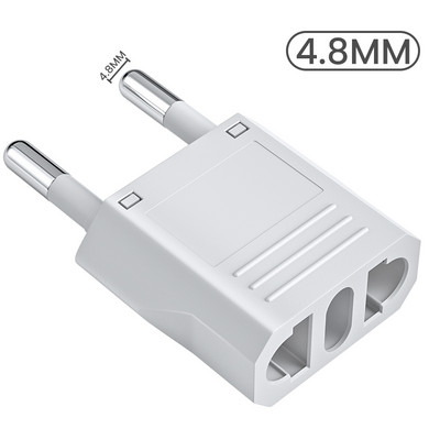 Elough EU Euro KR Adapter utikača SAD-EU Adapter utikača Travel KR EU adapter Električni EU utikač Pretvarač Utičnica za Europu 1-10 kom