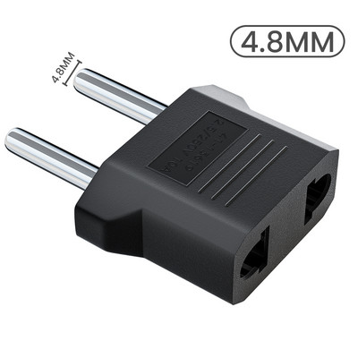 Elough EU Euro KR Adapter utikača SAD-EU Adapter utikača Travel KR EU adapter Električni EU utikač Pretvarač Utičnica za Europu 1-10 kom