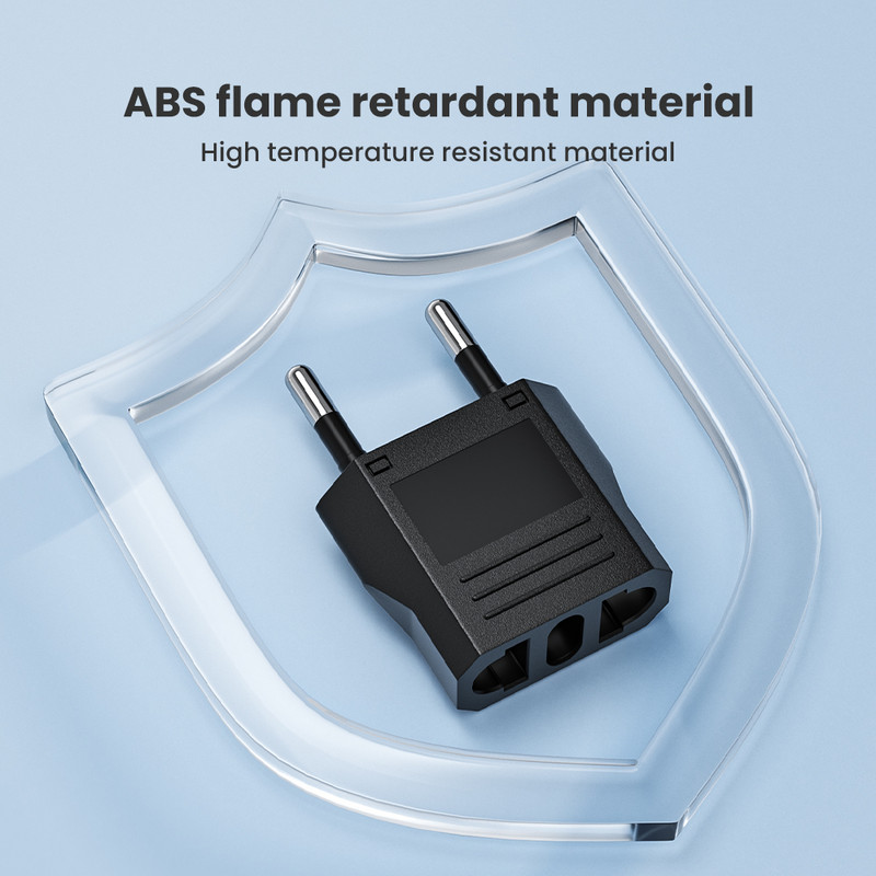 Elough EU Euro KR Adapter utikača SAD-EU Adapter utikača Travel KR EU adapter Električni EU utikač Pretvarač Utičnica za Europu 1-10 kom