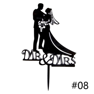 Pulmakoogi pealistükk akrüülist pruut saab koogikaunistusteks Mariage`i aastapäeva sünnipäevapidu küpsetamine magustoidu kooki peal lipu kook