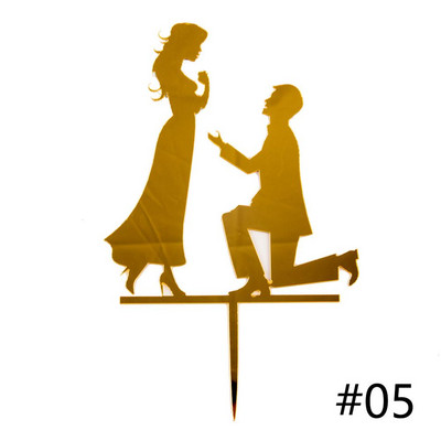 Pulmakoogi pealistükk akrüülist pruut saab koogikaunistusteks Mariage`i aastapäeva sünnipäevapidu küpsetamine magustoidu kooki peal lipu kook