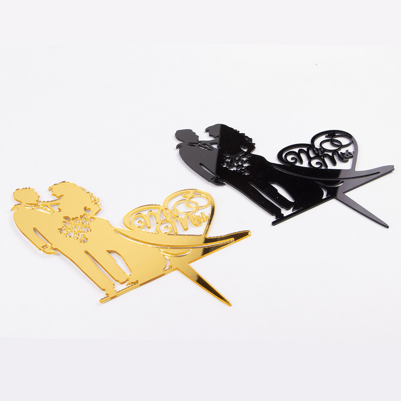 Pulmakoogi pealistükk akrüülist pruut saab koogikaunistusteks Mariage`i aastapäeva sünnipäevapidu küpsetamine magustoidu kooki peal lipu kook