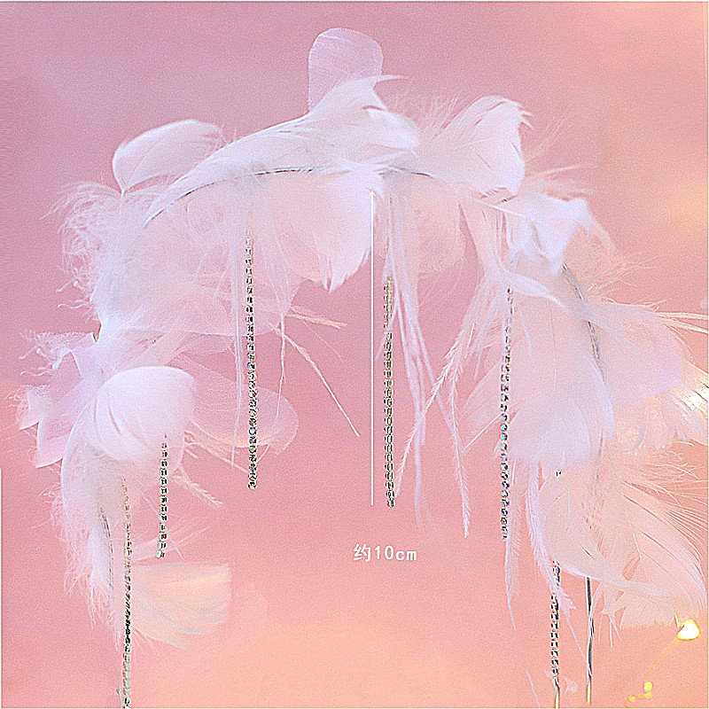 Sretan rođendan Bijeli luk od perja Baletna kruna Dekoracija Pokrivač torte Vjenčanje Mladenka i mladoženja za pečenje Potrepštine za zabavu Darovi