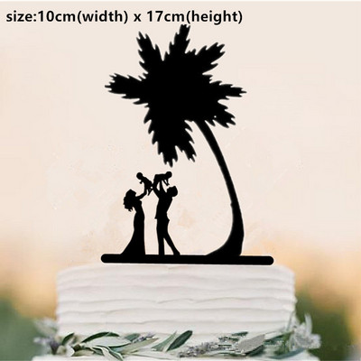 Topper pentru tort în stil de familie, petrecere de nuntă, aniversare de câine pentru copii, decorațiuni pentru duș de mireasă, cadou pentru copii, decor pentru tort, nuntă rustică