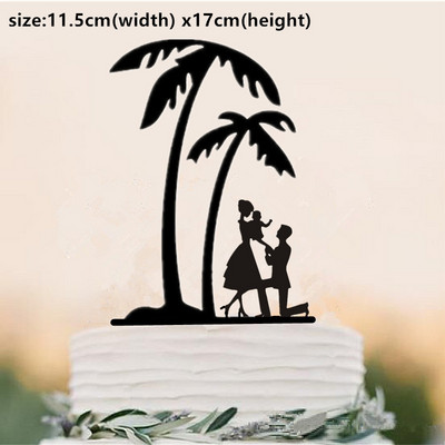 Topper pentru tort în stil de familie, petrecere de nuntă, aniversare de câine pentru copii, decorațiuni pentru duș de mireasă, cadou pentru copii, decor pentru tort, nuntă rustică