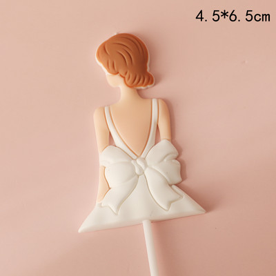 Nová biela čierna sukňa Šťastný Deň matiek Ozdoba na tortu pre dievčatá, narodeninovú tortu, párty potreby, nástroje na zdobenie torty