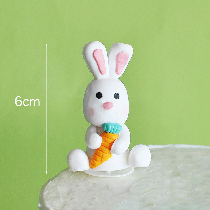 Personalizirana crtića za tortu Prekrasna ružičasta vila Djevojka Dekor Zec Zvijezda Oblak Srce Dekoracija Torta Rođendanska Baby Shower