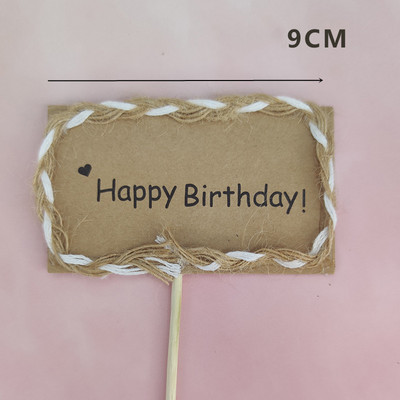 Dječji ukrasi za rođendansku tortu Divlje šumske životinje Vjeverica Zec Jelen Model Ukrasi Čestitka Dječja jednogodišnja zabava