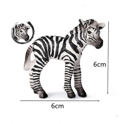 Dječji ukrasi za rođendansku tortu Divlje šumske životinje Vjeverica Zec Jelen Model Ukrasi Čestitka Dječja jednogodišnja zabava