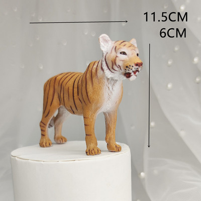 Dječji ukrasi za rođendansku tortu Divlje šumske životinje Vjeverica Zec Jelen Model Ukrasi Čestitka Dječja jednogodišnja zabava