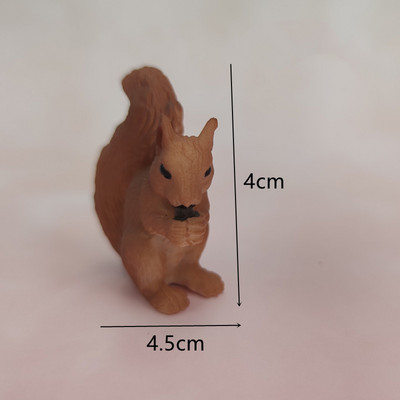 Dječji ukrasi za rođendansku tortu Divlje šumske životinje Vjeverica Zec Jelen Model Ukrasi Čestitka Dječja jednogodišnja zabava