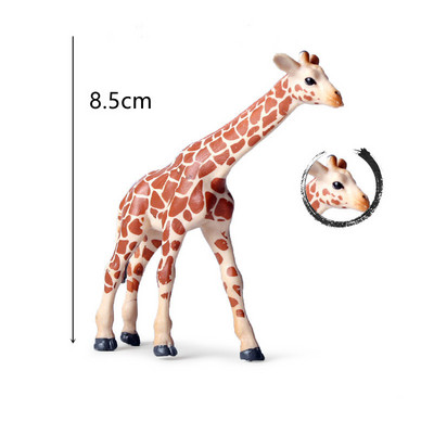 Dječji ukrasi za rođendansku tortu Divlje šumske životinje Vjeverica Zec Jelen Model Ukrasi Čestitka Dječja jednogodišnja zabava