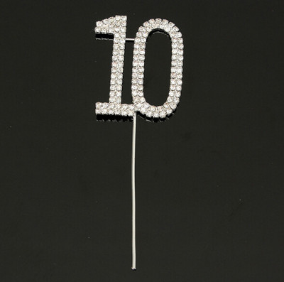 Nové ozdoby na tortu s kamienkami, číslami, dvojitým radom, vŕtanými arabskými číslicami 10, 18, 20, 21, 25, 50, 60, 70, vložkami na narodeninovú tortu, DIY dekorácie