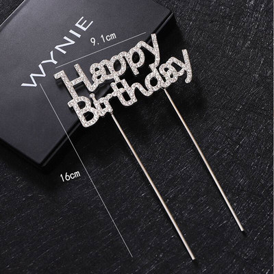 Nové ozdoby na tortu s kamienkami, číslami, dvojitým radom, vŕtanými arabskými číslicami 10, 18, 20, 21, 25, 50, 60, 70, vložkami na narodeninovú tortu, DIY dekorácie