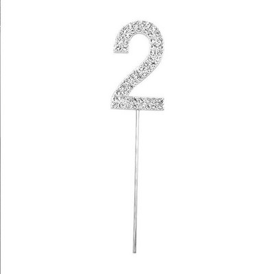 Nové ozdoby na tortu s kamienkami, číslami, dvojitým radom, vŕtanými arabskými číslicami 10, 18, 20, 21, 25, 50, 60, 70, vložkami na narodeninovú tortu, DIY dekorácie