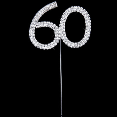 Nové ozdoby na tortu s kamienkami, číslami, dvojitým radom, vŕtanými arabskými číslicami 10, 18, 20, 21, 25, 50, 60, 70, vložkami na narodeninovú tortu, DIY dekorácie