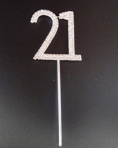 Nové ozdoby na tortu s kamienkami, číslami, dvojitým radom, vŕtanými arabskými číslicami 10, 18, 20, 21, 25, 50, 60, 70, vložkami na narodeninovú tortu, DIY dekorácie