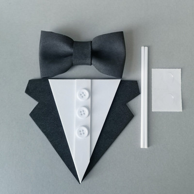 Torto viršaus kostiumo apykaklė Peteliškė Desertas Torto dekoravimo įrankiai laimingų tėčių gimtadienio dieną Vestuvės, vakarėlis, tėtis, kepyklėlė