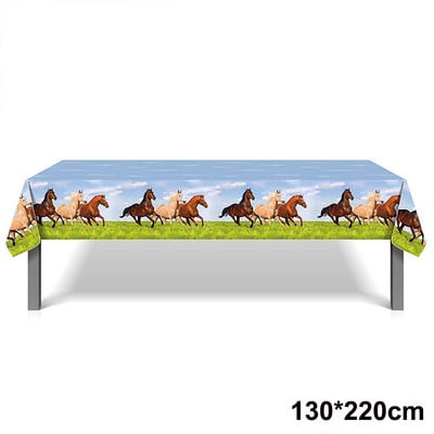 Mini figurine de cai pentru petrecerea de aniversare a calului, decorare pentru tort, gard de corral, jucărie de curse, decor tort pentru cai, cowboy, cowgril, consumabile pentru ziua de naștere