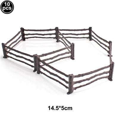 Mini figurine de cai pentru petrecerea de aniversare a calului, decorare pentru tort, gard de corral, jucărie de curse, decor tort pentru cai, cowboy, cowgril, consumabile pentru ziua de naștere