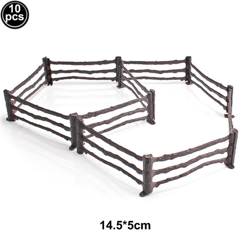 Mini figurine de cai pentru petrecerea de aniversare a calului, decorare pentru tort, gard de corral, jucărie de curse, decor tort pentru cai, cowboy, cowgril, consumabile pentru ziua de naștere