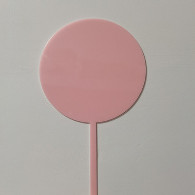 INS New Happy Birthday Akrilni nadjev za torte Laserski obojeni okrugli nadjev za torte za dječje rođendane Ukrasi za torte Baby Shower