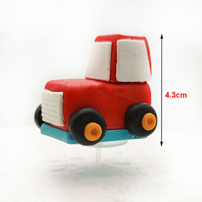 Dekoracija torte s farmskim životinjama Tema farme Prekrivač rođendanske torte Svinja Piletina Traktor Krava Figura Prekrivač torte za Baby Show Seoska zabava